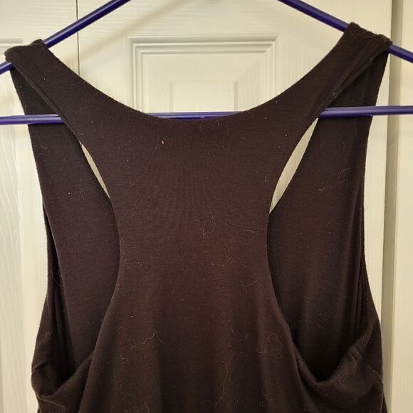 Allison Brittney sleeveless racer back chevron pink/black maxi dress - Picture 8 of 8